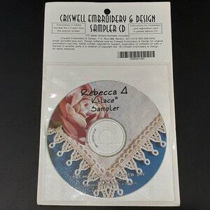 Criswell Embroidery & Design Rebecca 4 K-Lace Sampler CD Software Vintage 2003